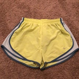 Nike Dri-Fit Neon Yellow Shorts